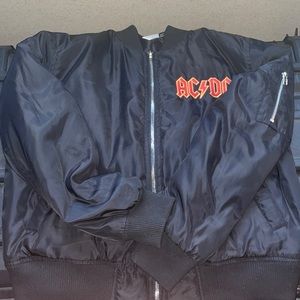 AC/DC bomber style jacket Large
